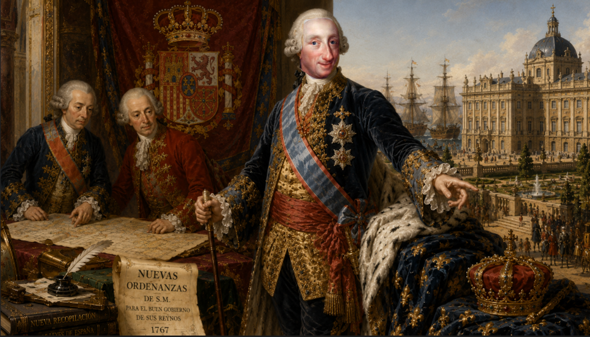 Representación de la Casa de Borbón en España
