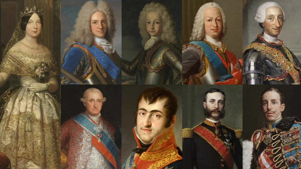 Representación histórica de la monarquía española