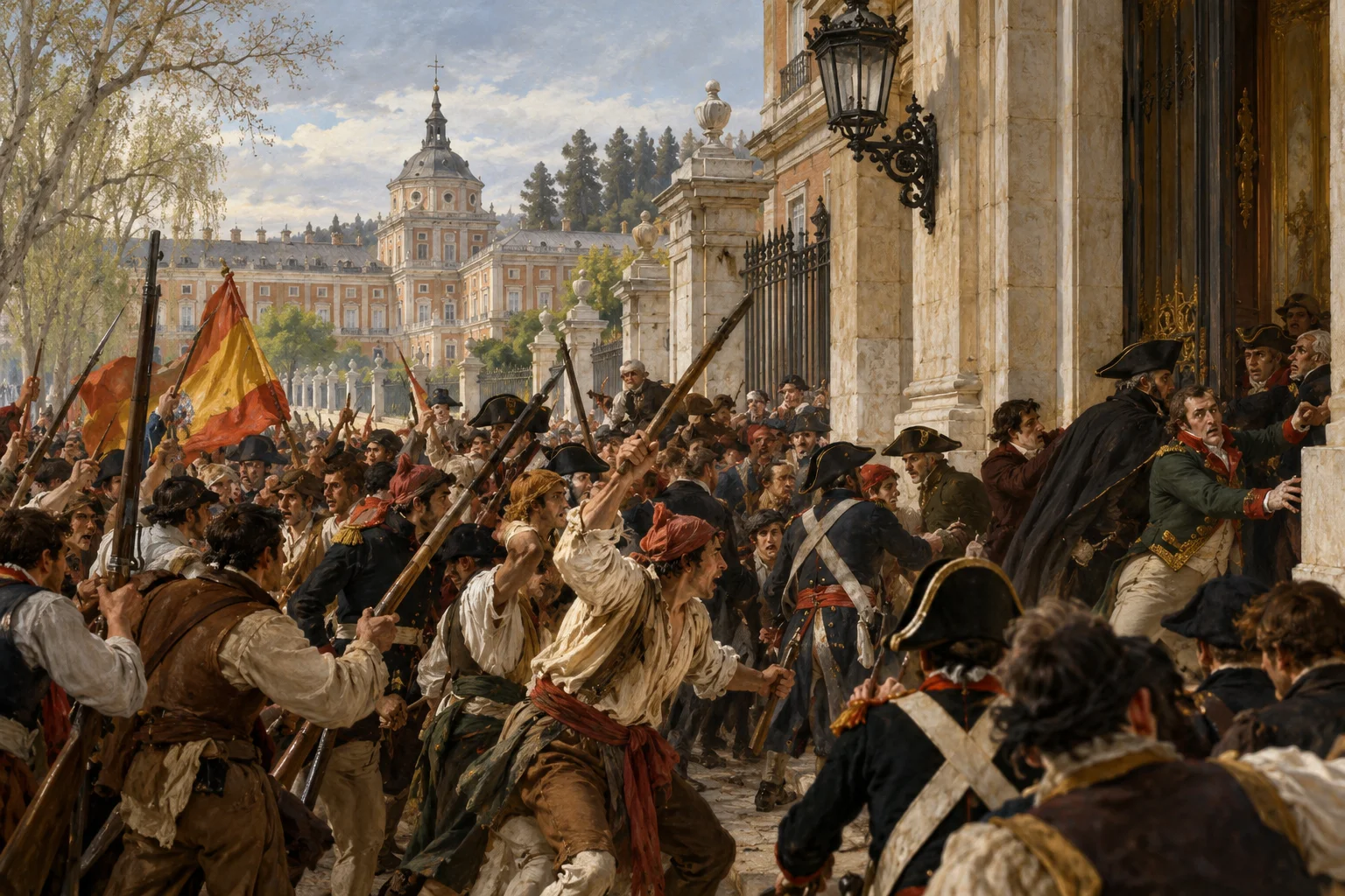 El Motín de Aranjuez de marzo de 1808