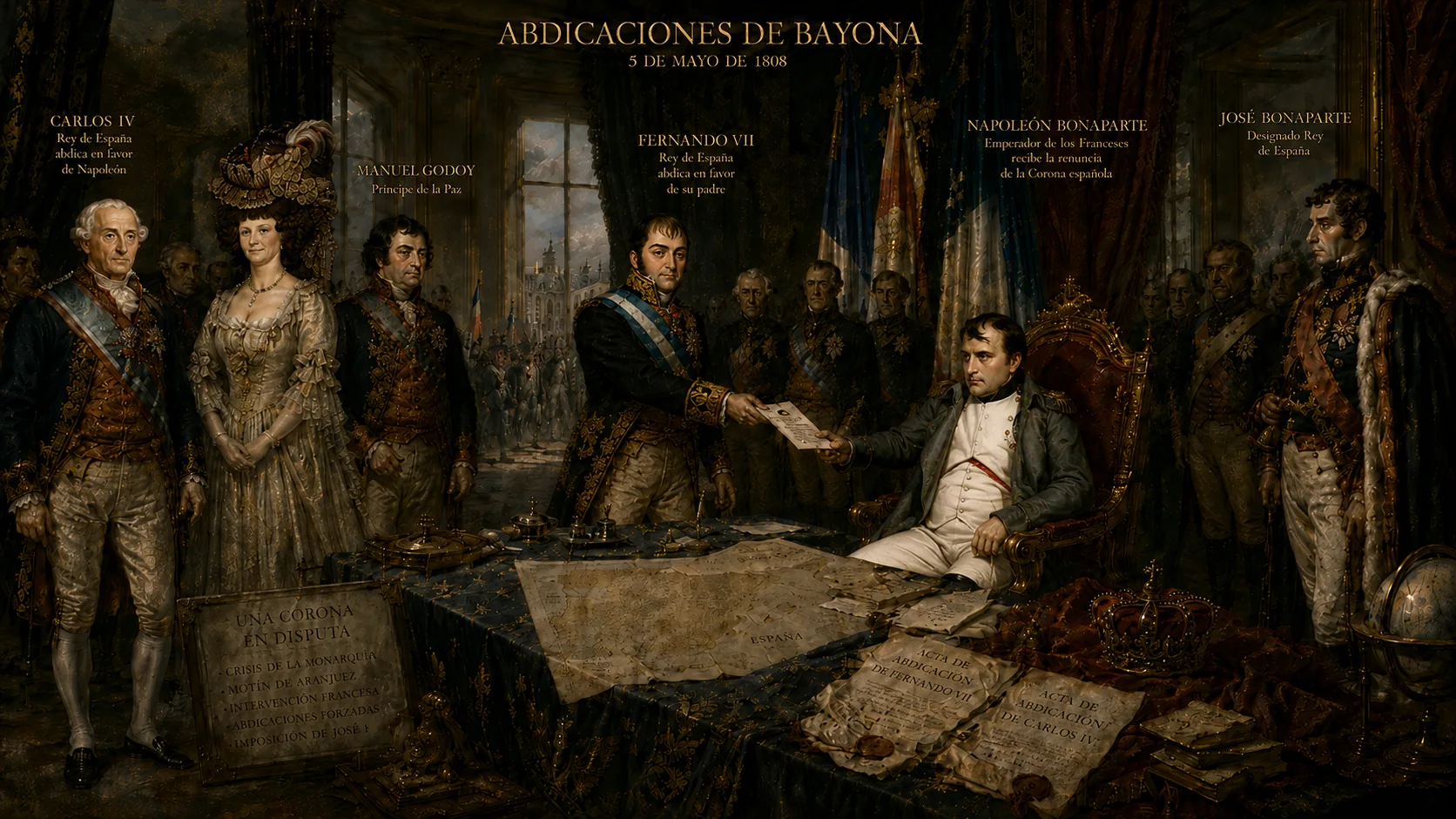 Representación de las abdicaciones de Bayona