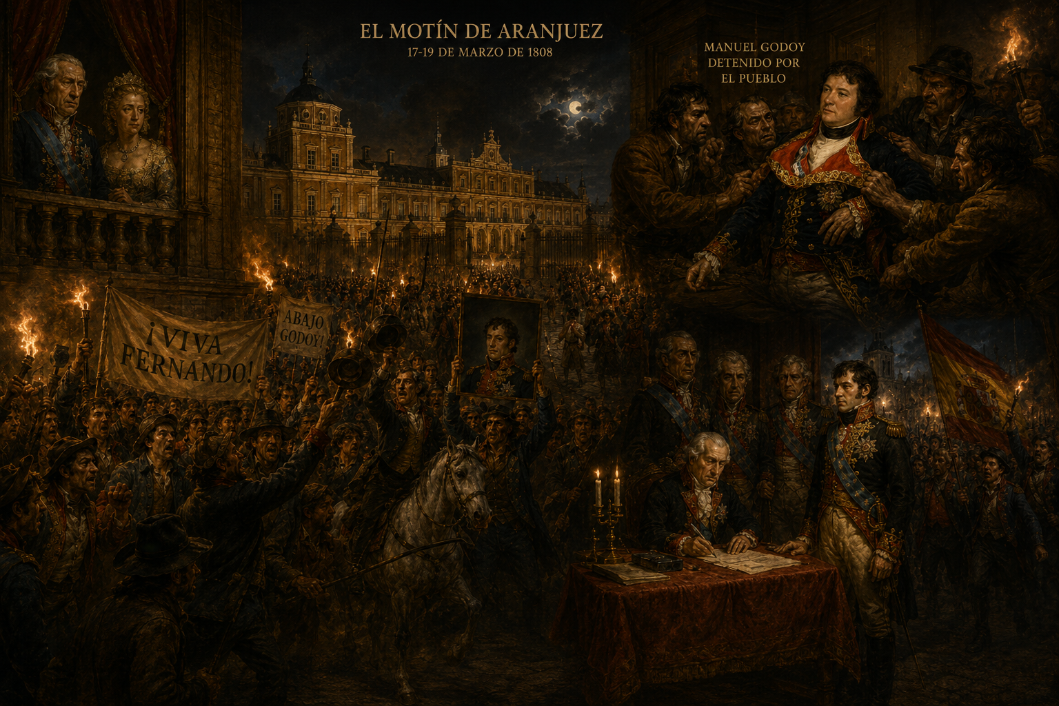 Motín de Aranjuez y caída de Godoy