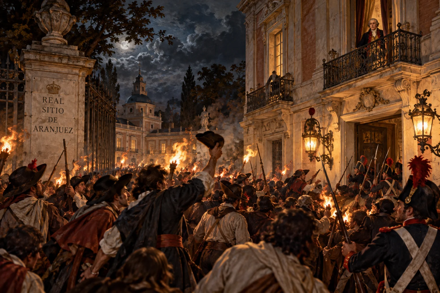 El Motín de Aranjuez de marzo de 1808