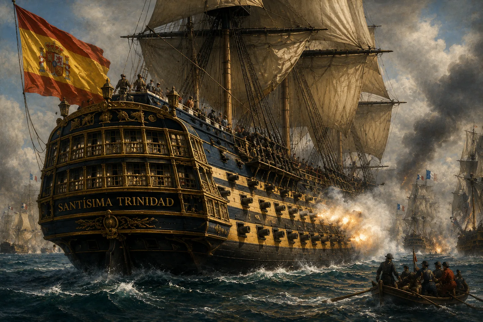 El navío Santísima Trinidad