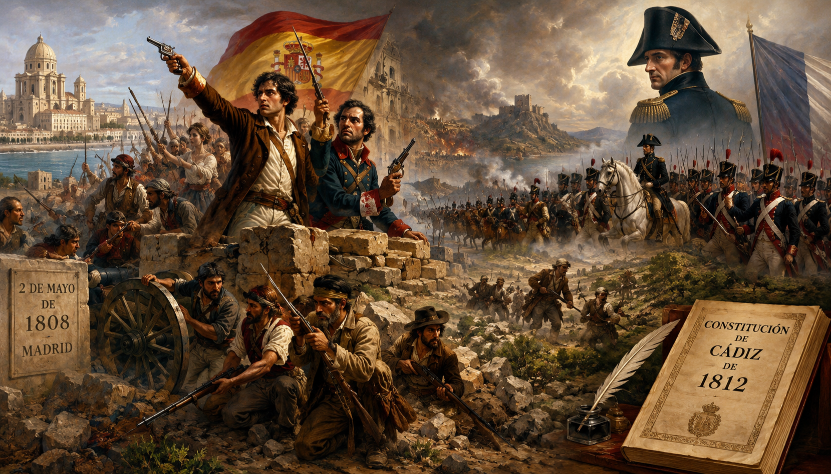 Escena de la Guerra de la Independencia española