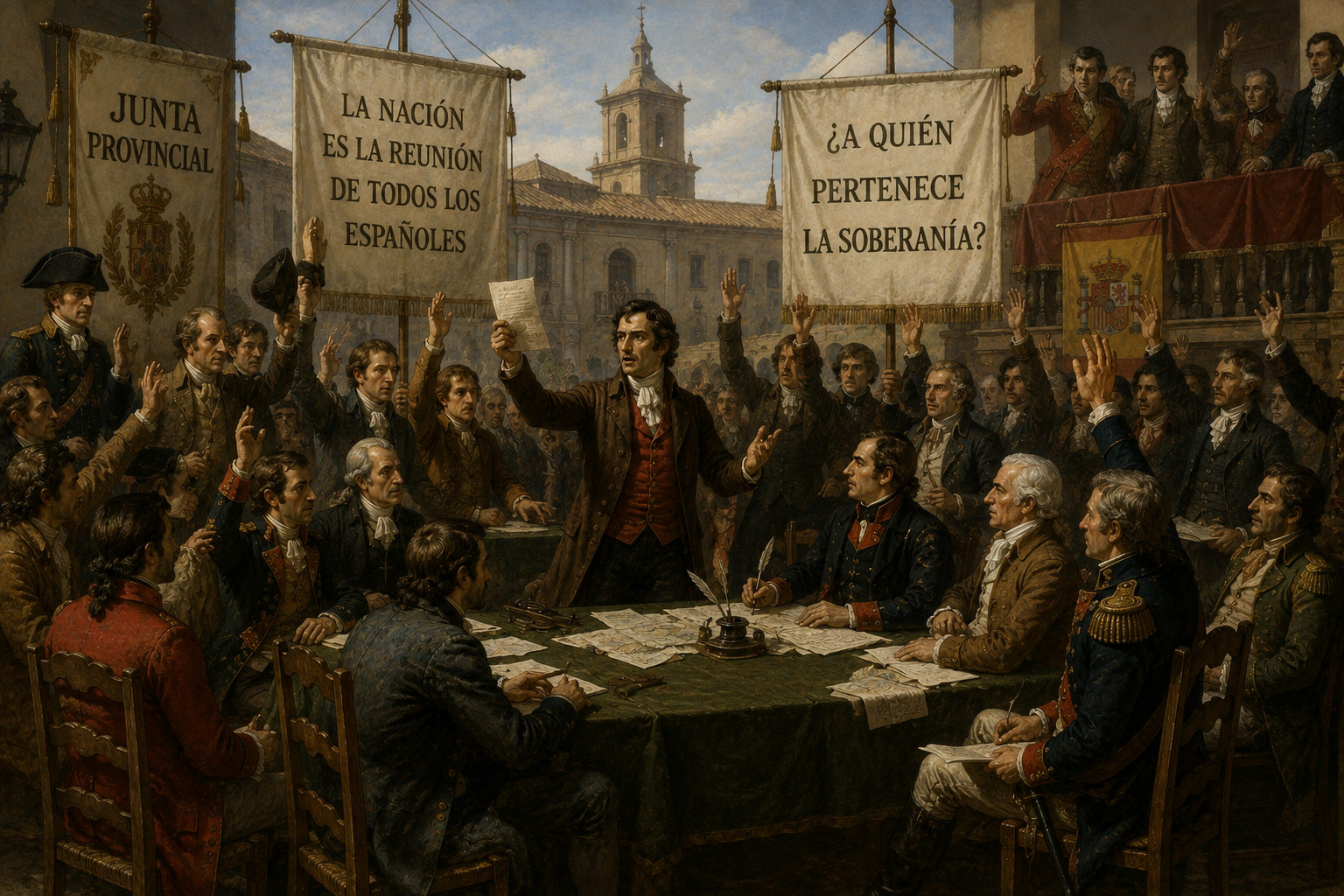 Representación de las juntas surgidas en 1808