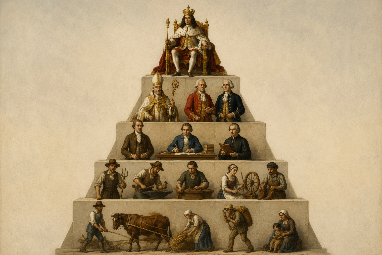 Representación de la sociedad del Antiguo Régimen