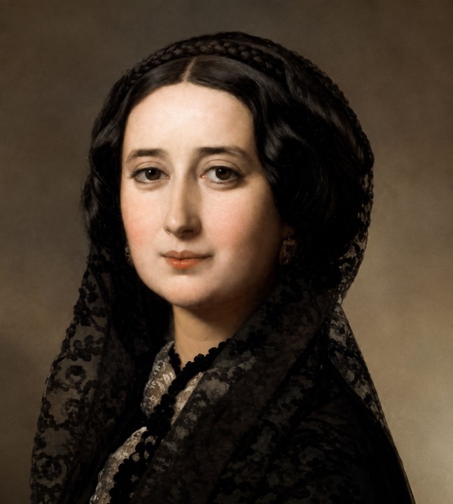 Retrato de Carolina Coronado