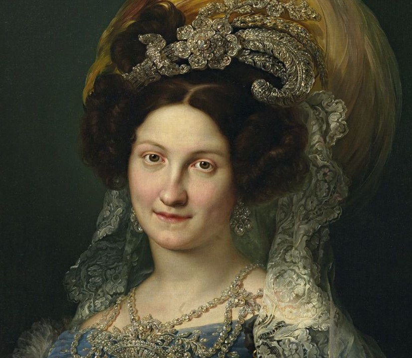 Retrato de María Cristina de Borbón