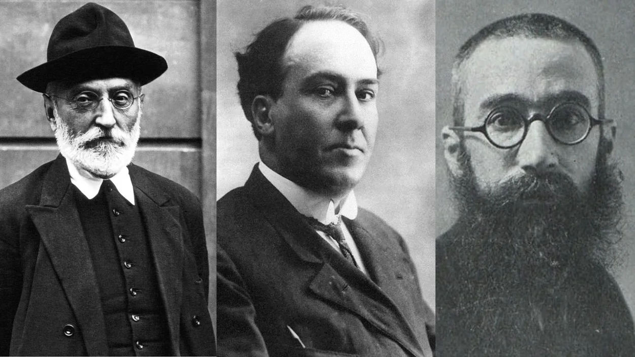 Retratos fotográficos de escritores relacionados con la Generación del 98