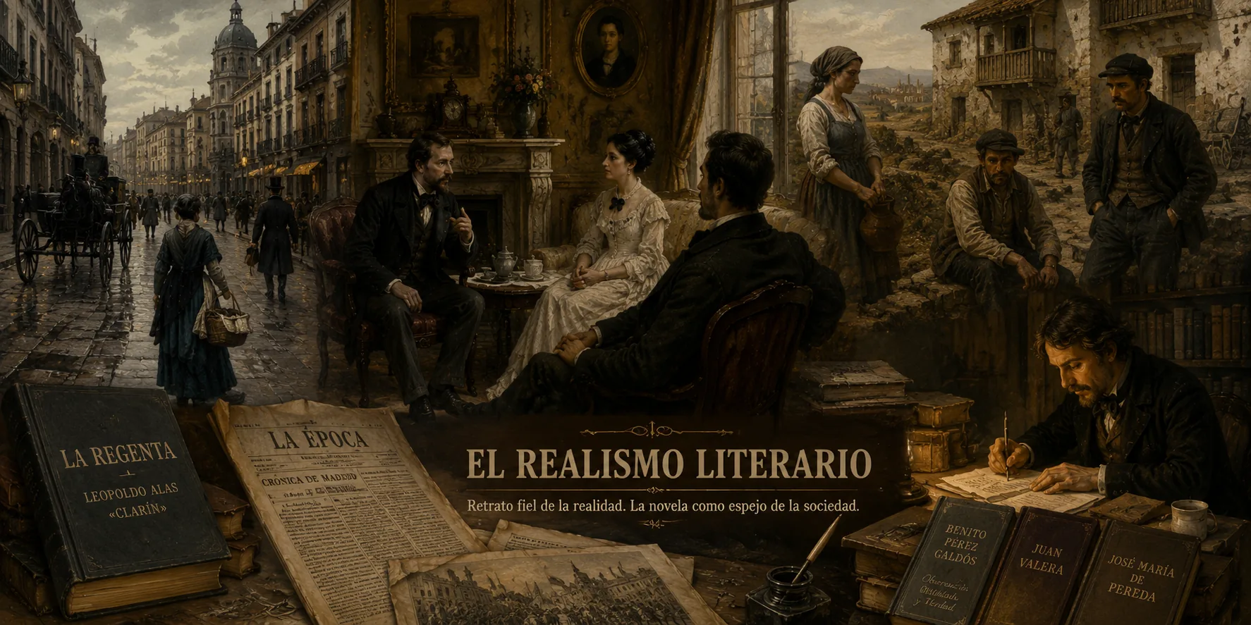 Representación del Realismo literario español