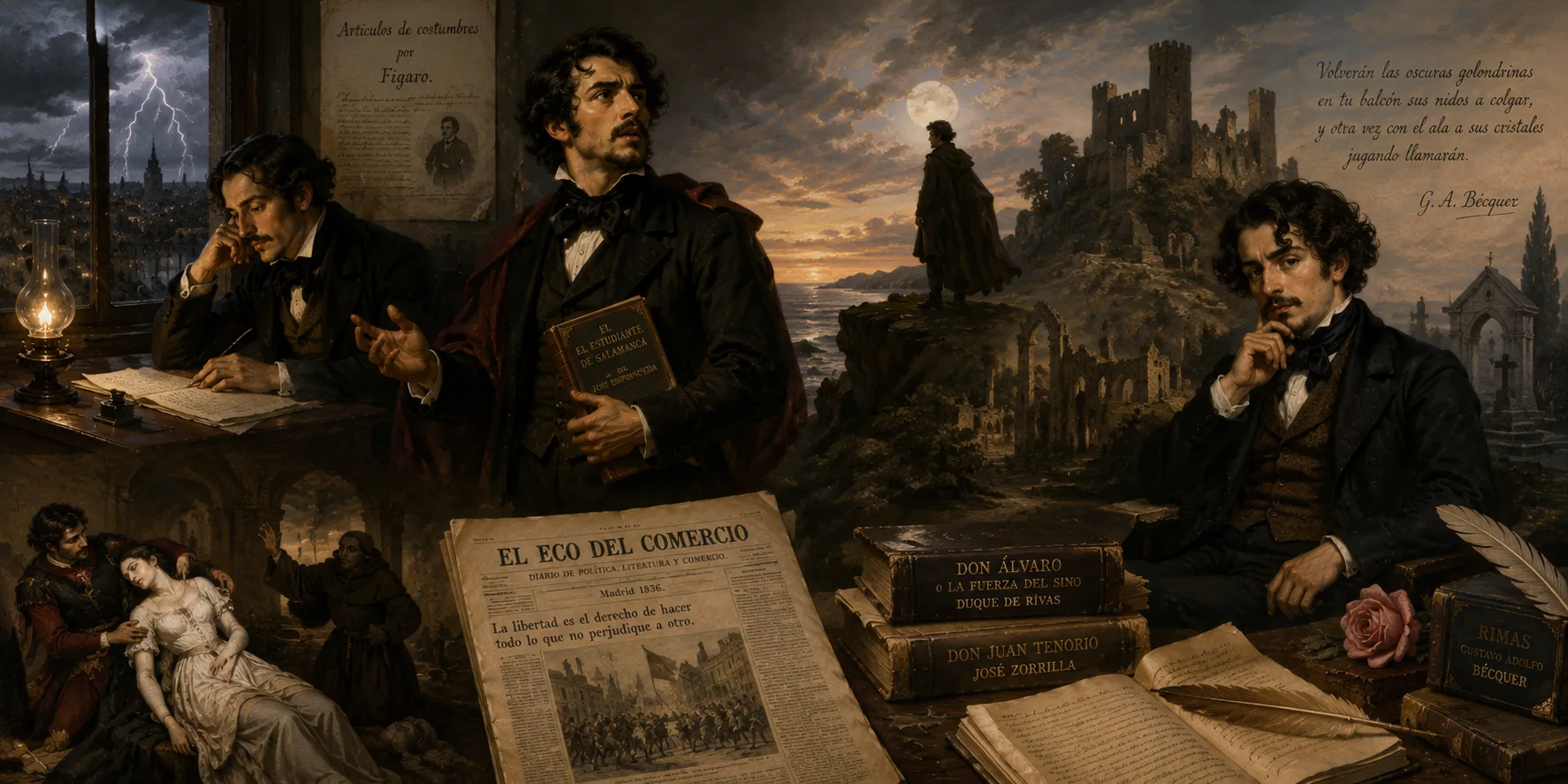 Representación del Romanticismo literario español